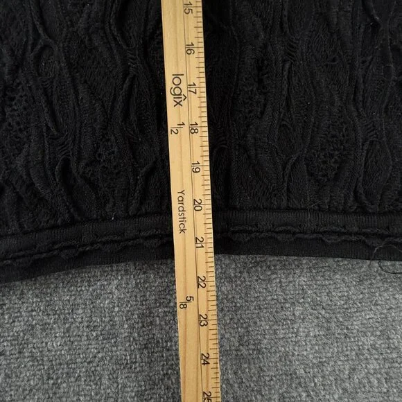 COOGI Australia Black 3D Textured Knit Sweater Pullover Cotton Small Ladies - Picture 4 of 16